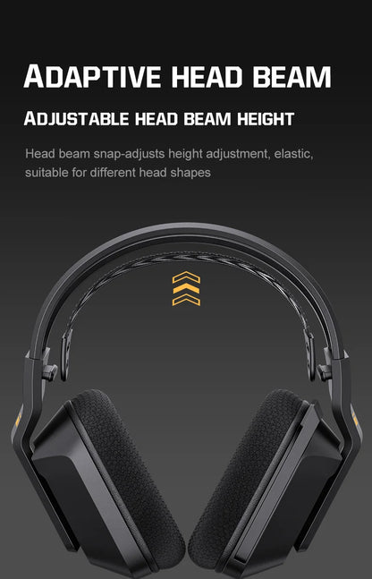 ONIKUMA GT828 Bluetooth Headset Four-mode Connection Over Ear HIFI Stereo Wireless Gaming Headsets with Mic for PC Laptops PS5