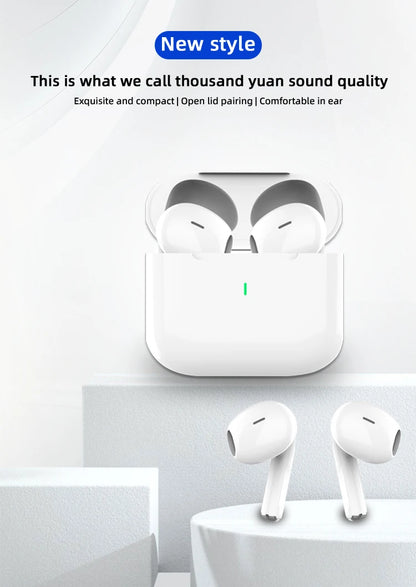 UEESFIT A6 TWS Wireless Bluetooth Earphone Headphones Touch Control Earbuds IPX5 Waterproof Sports HIFI Sound Headset with Mic