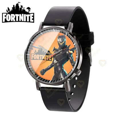 Wrist Watch F-Fortnited Cook Watch Trend Fashion Creative Quartz Student Watches Battle Game Figure Model Kids Birthday Gift