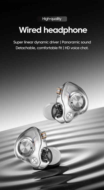 Original 15D Super Bass In Ear Headphone With Mic 3.5mm AUX/Type-C Digital Chip Headset For iPhone 17 Huawei Xiaomi Android