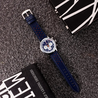 Montre à quartz INCASEDA chronographe 42 mm, mouvement multifonctionnel, série luxe pour homme, ultra-lumineuse, tendance