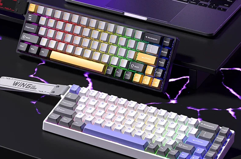 Aula Win60He Magnetic Switch Keyboard Wired Win 60 HE Mechanical Keyboard Esports Gamer Win68 Keyboards Custom Win60 He Gifts