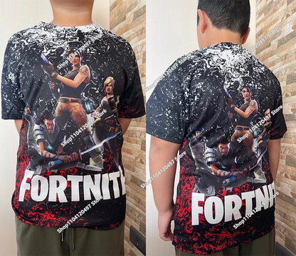 Sudadera con capucha Fortnite Anime para niños, streetwear hip-hop para hombre, ropa deportiva casual de corte holgado, moda outdoor