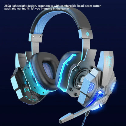 Creative Wired Gaming Headphones High Quality Microphone Led Light Bass Stereo PC Gaming Headset For Computer PS4 PS5 Xbox