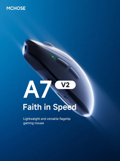 MCHOSE A7 V2 Ultra Wireless Gaming Mouse Pixart3950Ti Flagship Sensor Super 20000FPS for Accurate Tracking Support Web Driver