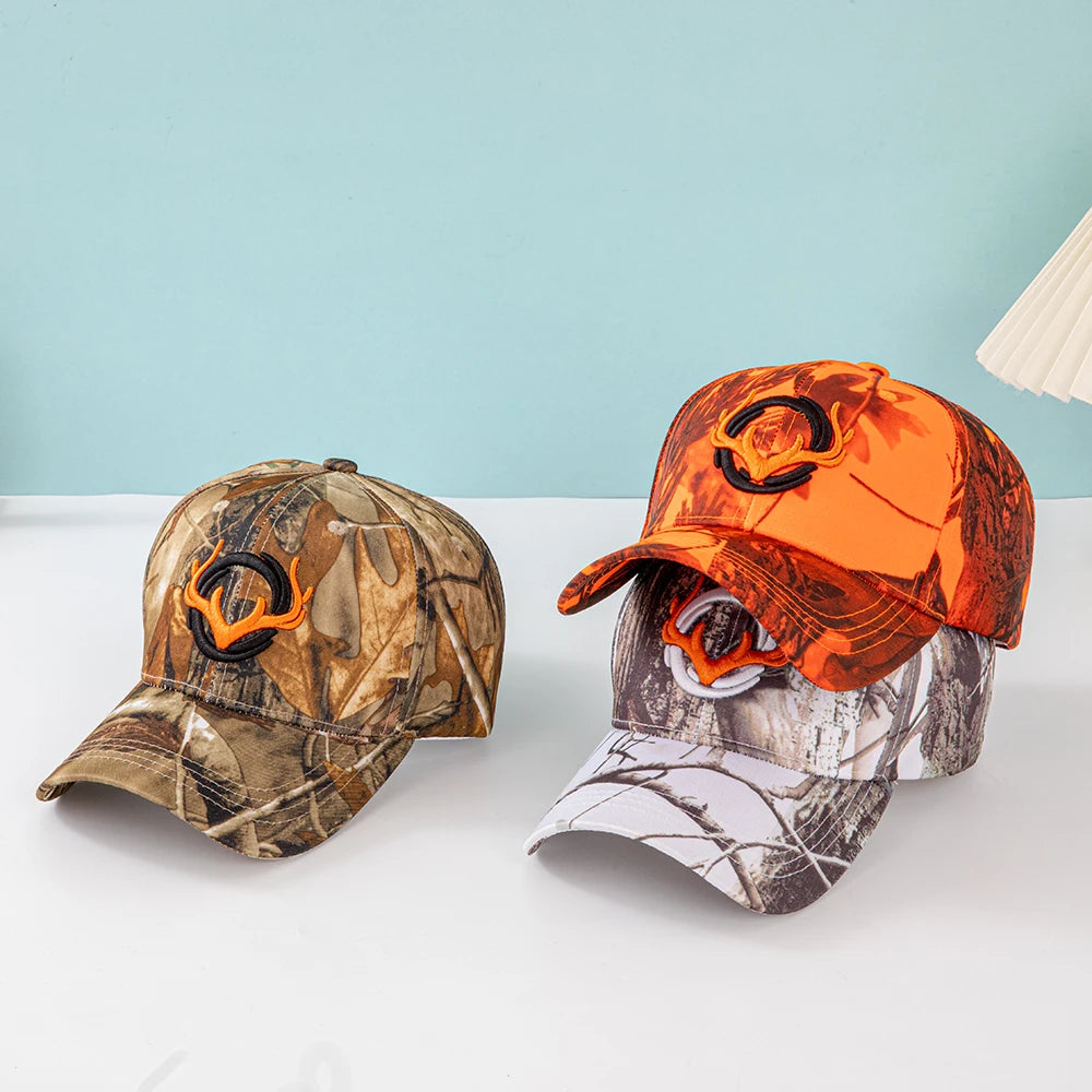 Fashion Horns Embroidery Baseball Caps Men Women amouflage Tactical Sun Hat Spring Autumn Outdoor Sports iking Fishing Visors