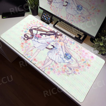Nekopara XXL Home HD Computer Computer Desk Mouse Anime Large Mouse Pad Office Laptop Computer Desktop mat Game Accessories Tech