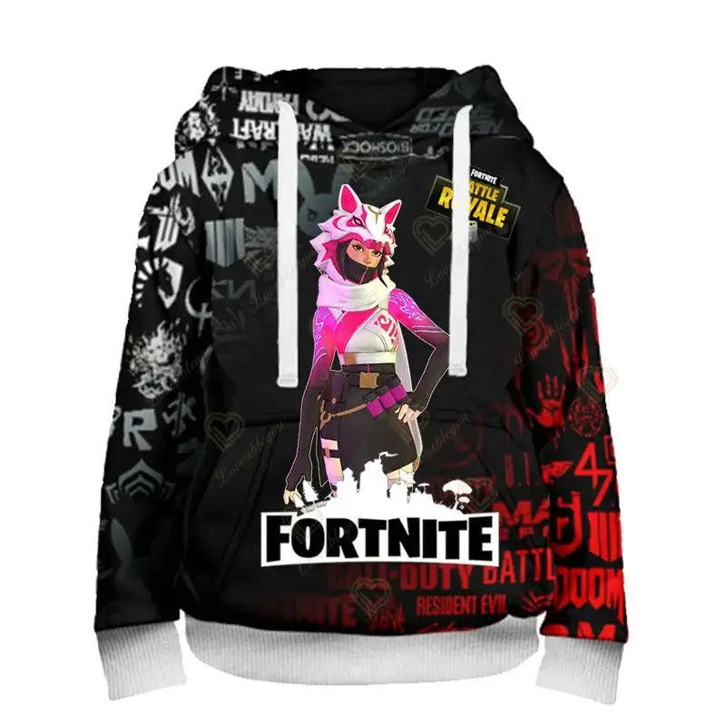 Φούτερ με κουκούλα Fortnite Peely Print New Design για άνδρες, γυναίκες και παιδιά, μακρυμάνικο, μοντέρνο casual streetwear pullover