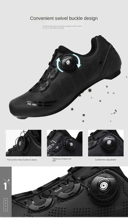 Unisex Cycling Shoes Road Bike Men Racing Self-Locking Speed Bicycle Sneakers Women Spd Cleats road Cycling Footwear