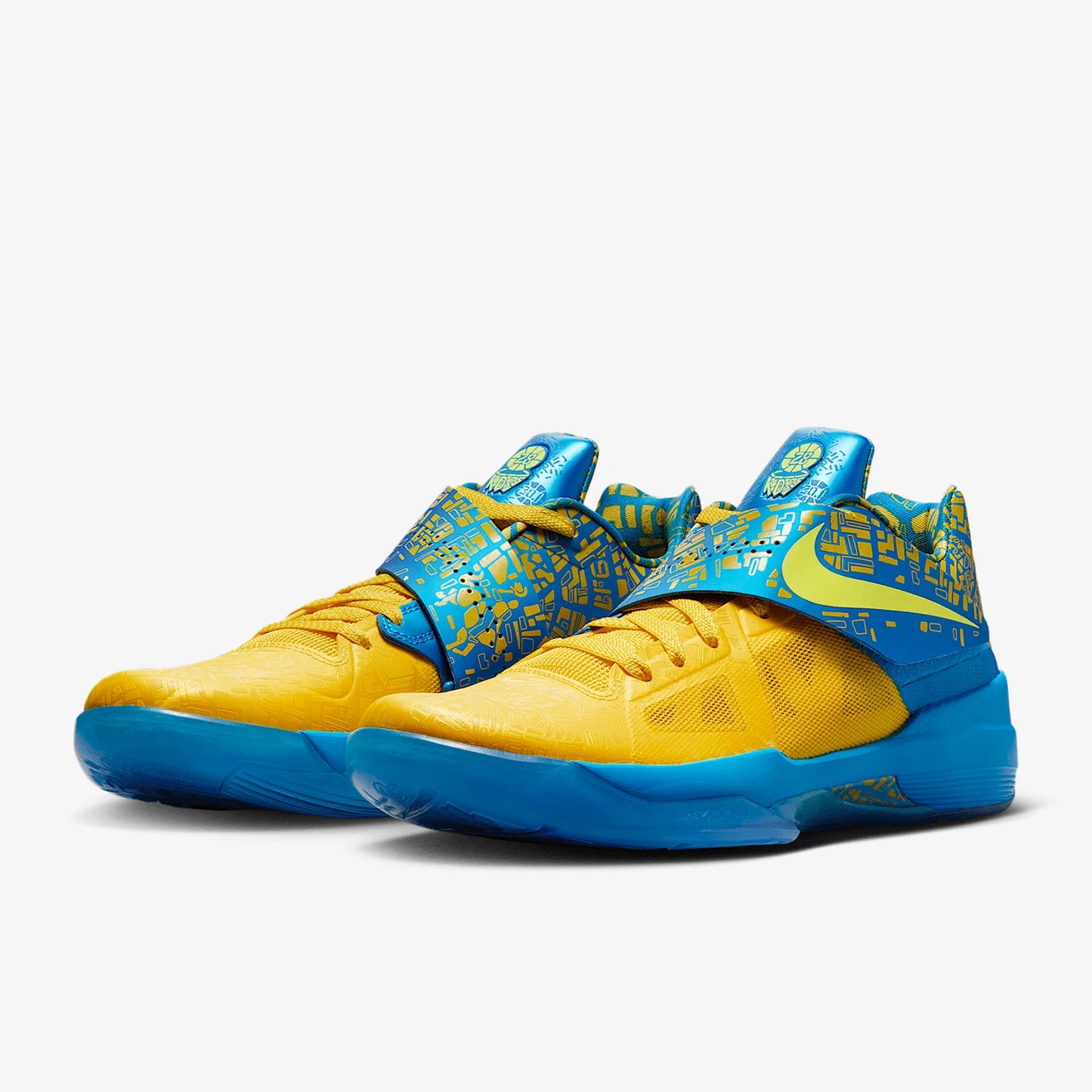 Nike genuine KD 4 Men's Lightweight Retro Low-top Basketball Shoes FZ5916-400