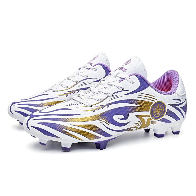 Original-Fußballschuhe, Herren-Trainingsschuhe, Outdoor-Schuhe, rutschfeste Kinder-Fußballschuhe, Schuhe mit langen Stollen, Herren-Futsal-Schuhe, Größe 32–45