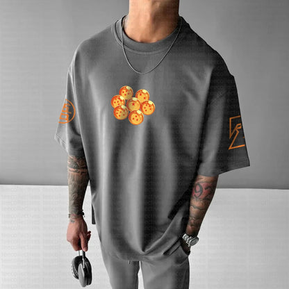 Son Goku Dragon Ball Anime 2025 Καλοκαιρινό T-shirt Ανδρικό Harajuku Oversized Ρετρό Streetwear Γυναικείο Casual Φαρδύ Κοντομάνικο Unisex Top