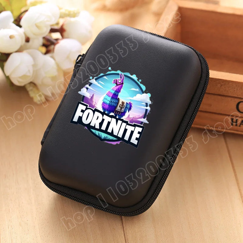 New Fortnite Storage Bag Multi-Function Data Cable Charger Organizer Travel Earphone Protective Pouch Children's Birthday Gift