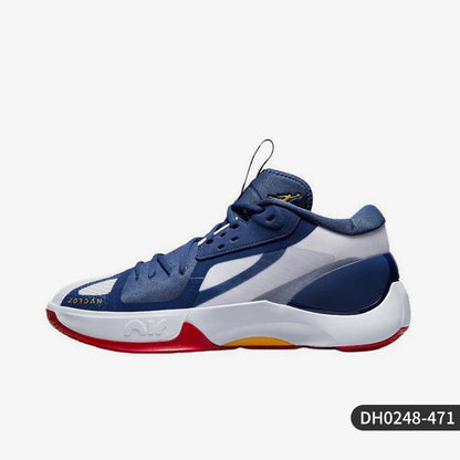 Nike genuine JORDAN men's comfortable shock-absorbing mid top practical basketball shoes DH0248-130