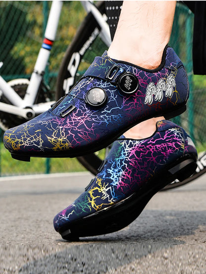 Professionelle Rennradschuhe für Herren und Damen – selbstarretierende Speed-Fahrradschuhe mit SPD-Cleats für Racing und Wettkampf