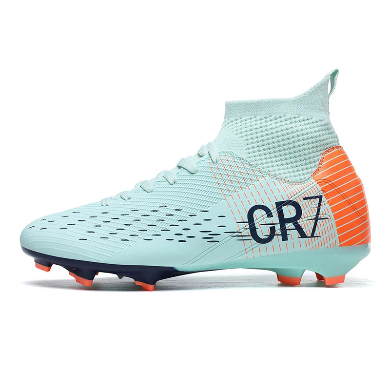 TF Long Stud Training Football Cleats Wear Resistant Breathable Firm Ground Outdoor Match Training Sports Footwear