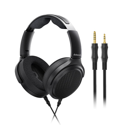 FiiO JT7 Over-Ear Planar Magnetic Audiophile Headphones with 95x86mm Planar Driver design,Adjustable Headband,4.4mm/3.5mm Cable