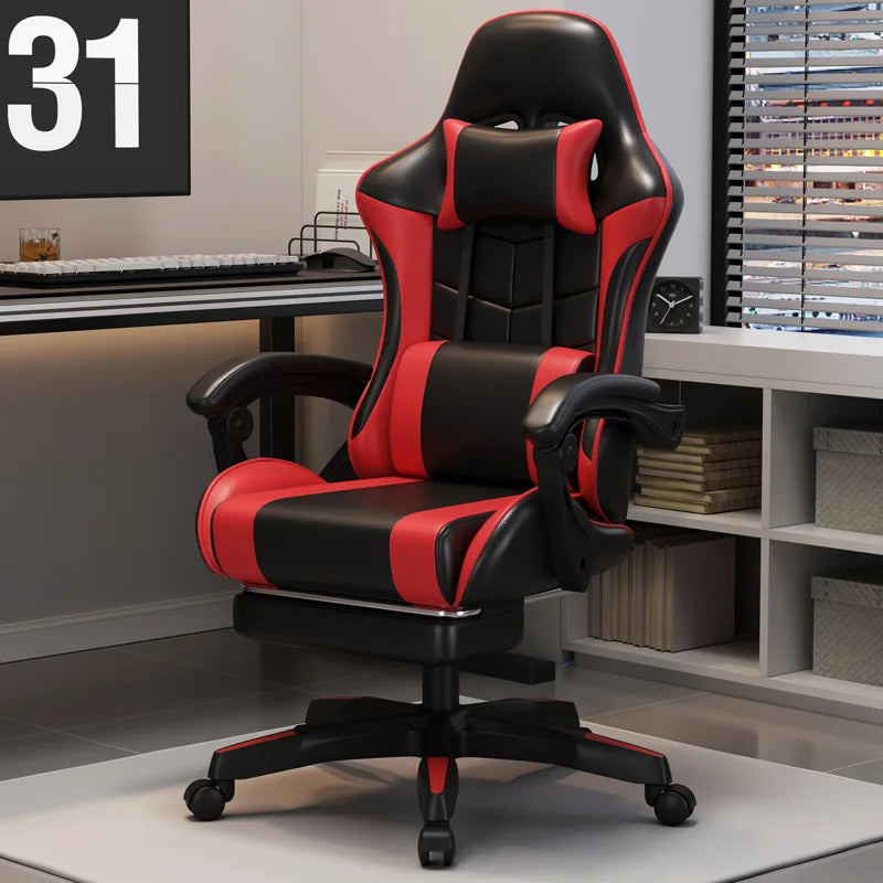 Sponge Internet Cafe Esports Chair Internet Cafe Computer Chair Home Reclining Office Chair Comfortable Rotating