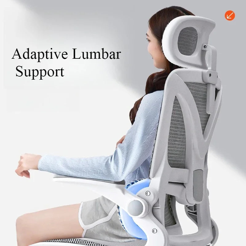 Ergonomic Gaming Chair 3D Lumbar Support Racing Swivel Adjustable Breathable Mesh High Density Sponge Seat Silla De Escritorio
