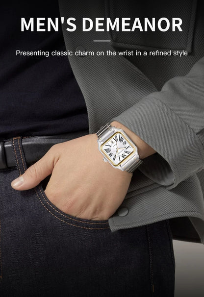 Specht&Sohne New Men's Watches Japan Miyota 8215 Movt Mechanical Wristwatches Stainless Steel 50M Waterproof Relogio Masculino