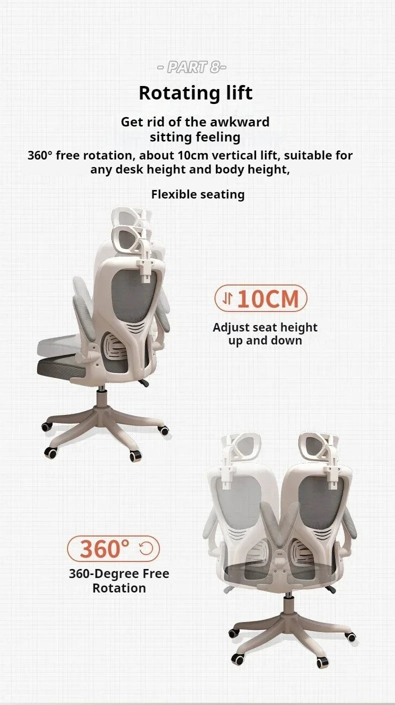 Recliner Computer Chair Ergonomic Lounge Comfy Living Room Accent Office Chair Gaming Mobile Cadeira De Escritorio Furniture