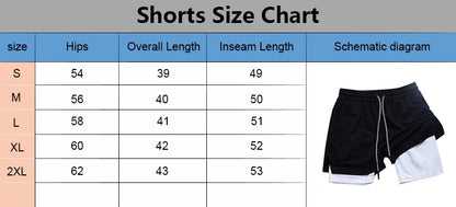 Dragon Ball Wukong Anime Sports Shorts Men's Double Layer 2-in-1 Sports Shorts Summer New Cartoon Printed Beach Pants