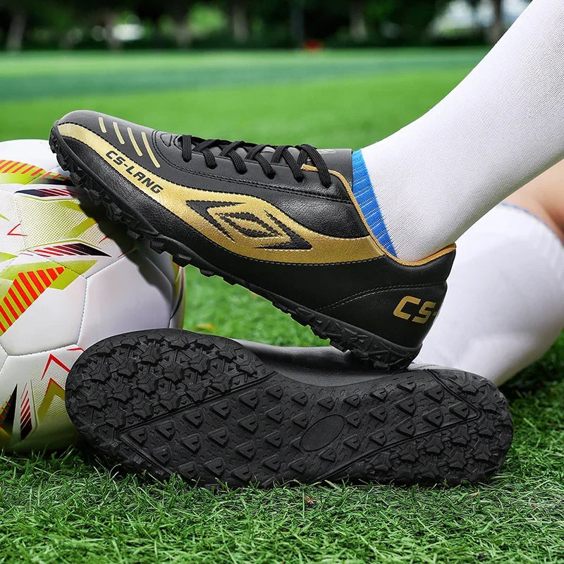 New Men Football Boots Grass Cleats Soccer Shoes Match Adult Indoor Ultralight Non-Slip Boys Futsal Sport Turf Comfortable