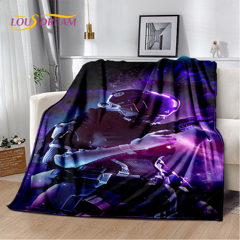 Apex Legends Game Gamer Cartoon Soft Plush Blanket,Flannel Blanket Throw Blanket for Living Room Bedroom Bed Sofa Picnic Cover