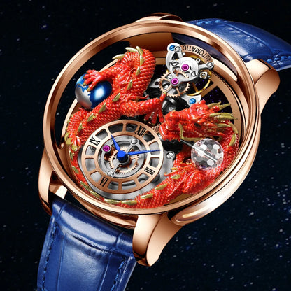 PINDU Design 2025 NEUE Herrenuhr Diamond Tourbillion Top-Marke Luxus Astronomia Quarzuhr für Herren Saphirglas wasserdichte Uhr