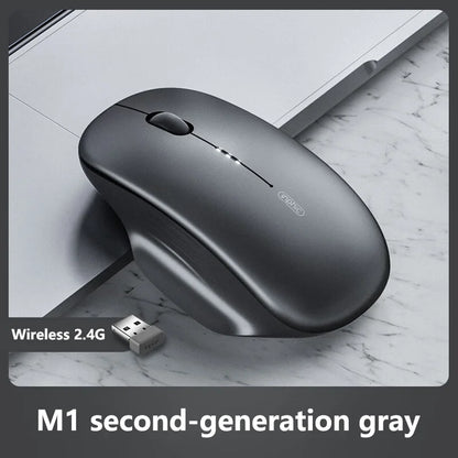Inphic M1 Second-generation 2.4G Wireless Mouse Type-C Rechargeable Silent Office Mouse Ergonomics Battery Level Display