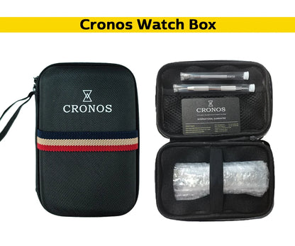 Cronos Automatic Diving Watch Stainless Steel 2000 Meters Water Resistance Professional Diver NH35 L6009M