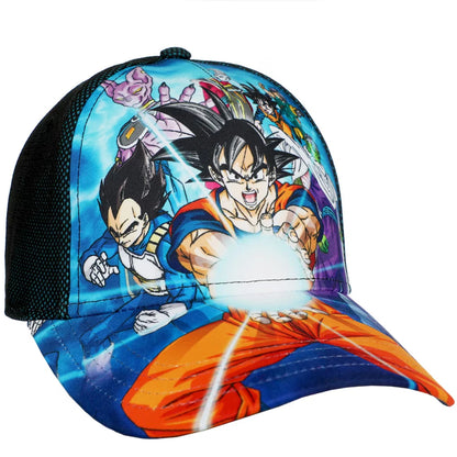 2026 New Summer Dragon Ball Super Youth Men Baseball Snapback Hat Black - Anime Enthusiast Gift