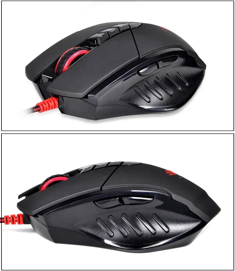 Bloody V7M Wired Mouse RGB Lightweight Ergonomics Design 4000dpi Pc Office E-sports Gaming Macro Programming Mouse for CF LOL CS