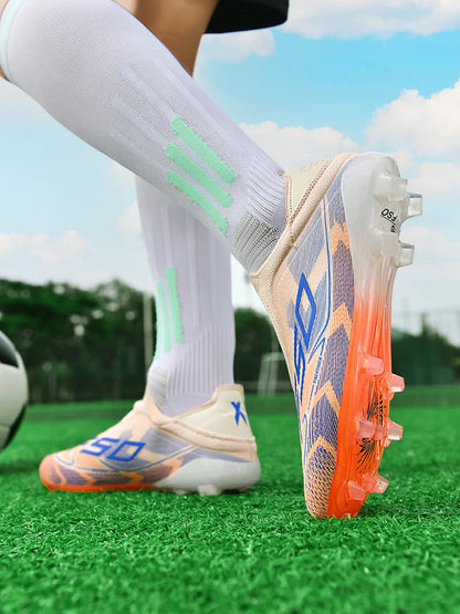 Botas de fútbol para hombre New Society para césped, tenis deportivos para adulto, transpirables y ultraligeras, zapatillas de fútbol para exteriores