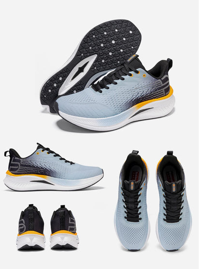 Baasploa Herren-Joggingsportschuhe mit Carbonplatte, professioneller Dämpfung, atmungsaktive rutschfeste Outdoor-Laufsneaker