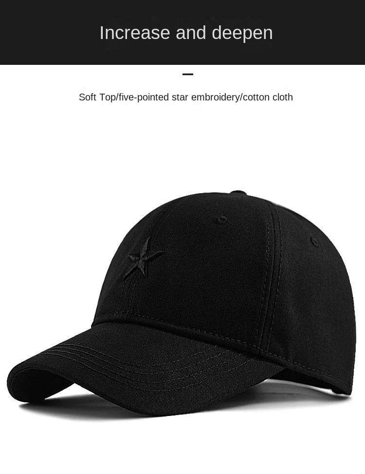 Baseball kapa Big Head Plus Size iz 100 % bombaža, primerna za moške in ženske, nastavljiva kapa »Dad Hat«, velikost 58–60 cm, 61–65 cm