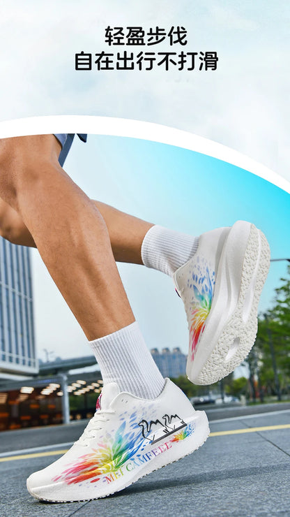 2026 New Eagle Pattern Running Shoes Carbon Plate Marathon Sports Shoes Ultra-Light Breathable Cushioning Training Running Shoes