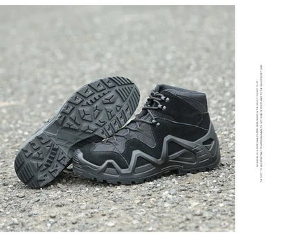 Hommes tactique militaire formation désert bottes mâle en plein air Camping randonnée escalade Trekking chasse chaussures antidérapantes sport baskets