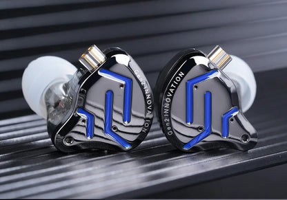 KZ ZSN Pro 2 In-Ear Metal Headphones Sport Noise Canceling Music Headphones Hybrid Drivers 1BA+1DD HIFI Bass Headphones