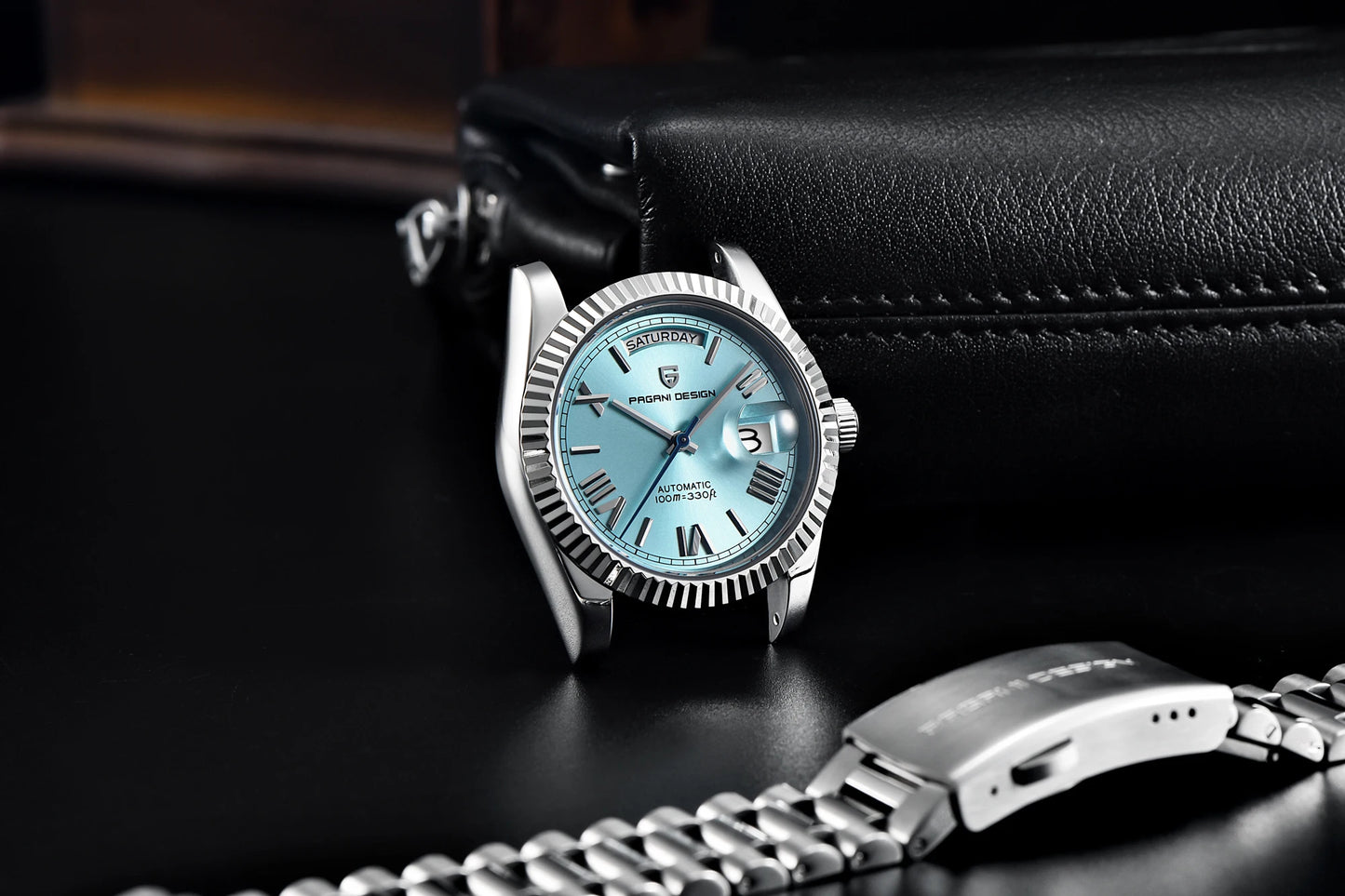 PAGANI DESIGN Men's Watches Green Luxury Automatic Watch For Men ST16 Mechancial Wrist watch Men For 2025 New Stainless steel