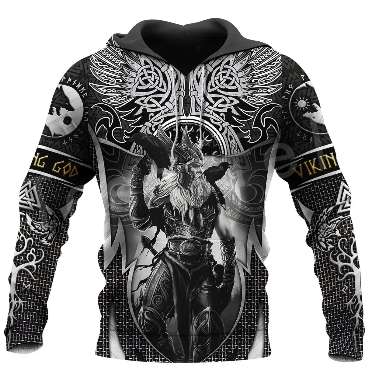 2023 neuer Herbst-Hoodie für Herren mit Wolf-Print, 3D-Sweatshirt, urban, trendig, vielseitig kombinierbar, Oversized-Oberteil, Kapuzenpullover, Herrenbekleidung