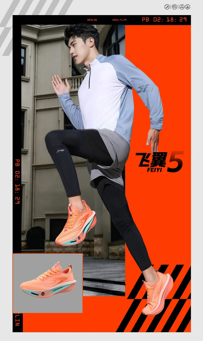 Carbon Plate Sports Running Shoes Marathon Men Breathable Lightweight Women's Comfortable Athletic Nonskid Chunta Sneakers