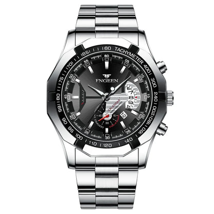Montres-bracelets à quartz BINBOND Original pour homme : montres de luxe luminescentes, étanches, à date automatique, en acier inoxydable. Livraison gratuite.