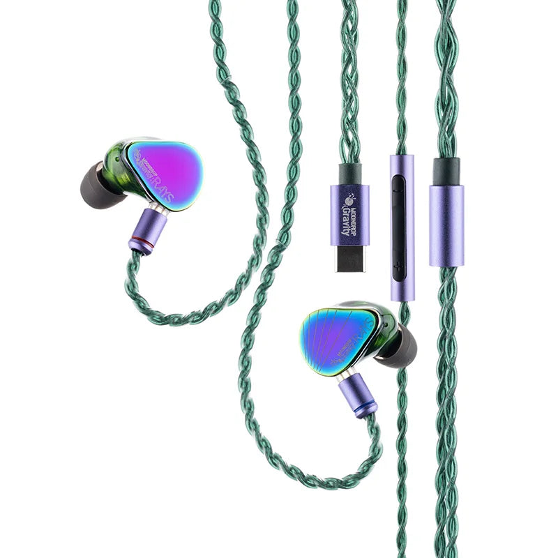 MOONDROP RAYS Gaming Earphones Gravity USB-C DSP Game Sound Card Professional Gaming lEMs Co-tuned with Professional Players