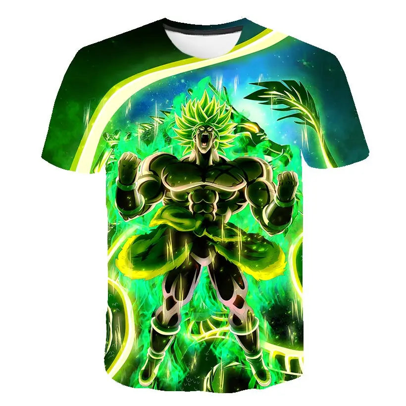 Vyriški marškinėliai Dragon Ball Z, marškinėliai berniukams, vaikiški drabužiai, vasariniai trumpomis rankovėmis, vaikiški animacinių filmų marškinėliai, viršutiniai drabužiai, marškinėliai berniukams