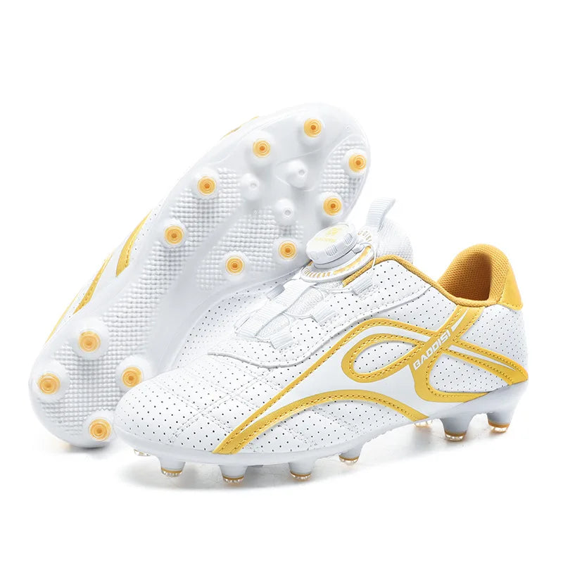 Chaussures de football pour enfants, pointures 28-39, crampons longs/courts, pour terrain en herbe, entraînement sportif en plein air