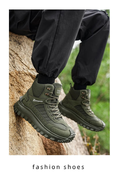 Brand protection 2026 new men's lightweight non-slip breathable wear-resistant running sports fashion versatile casual shoes