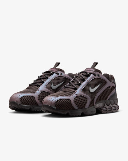 Nike Air Zoom Spiridon Cage 2 Unisex Low-Top Casual Shoes Sport Wear Resistant Grey Red Lifestyle Footwear CJ1288-600