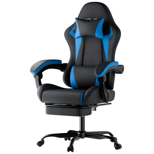 Gaming chairs, office chairs, desk chairs, and swivel chairs. Made with breathable fabric, equipped with 360° swivel casters and seats for easy movement, and featuring soft and comfortable cushions.