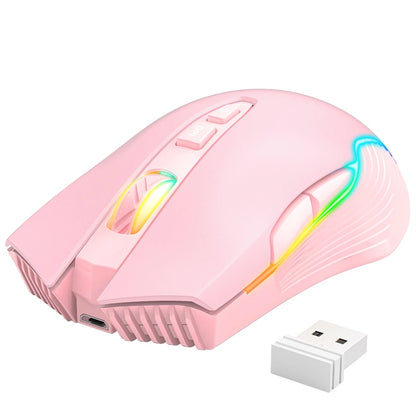 Lenovo CW905 Wireless Gaming Mouse Levels Adjustable 5 levels 3600 DPI Buttons RGB Lighting Modes Ergonomic Mice For PC Gamer